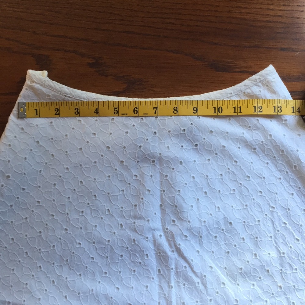 Nine West white 100% cotton skirt - Picture 3 of 6